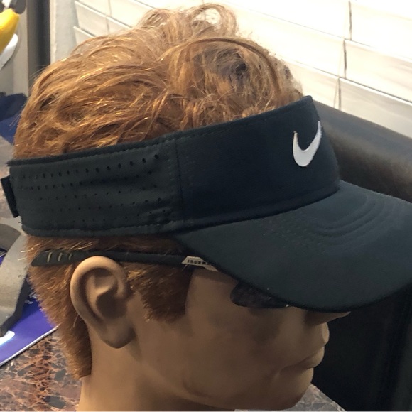 Nike Adult Unisex Performance Sports Dri-Fit Swoosh Adjustable Visor - Picture 15 of 16